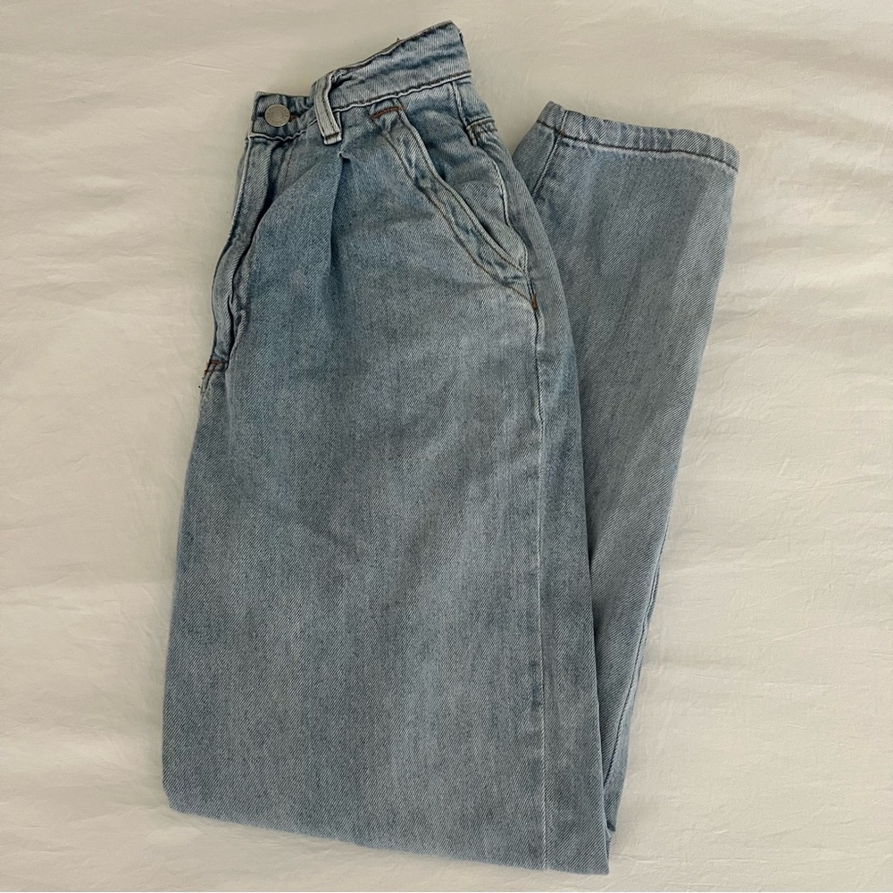 Garage Denim High Waisted 80’s Mom Jeans Medium Wash Size Women’s 0